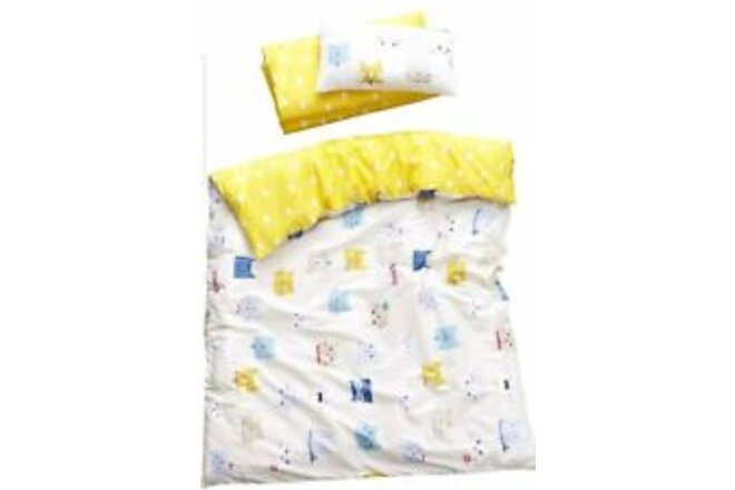 New TODDLER Size DUVET COVER.and Pillowcase Kitty Print 100% Cotton Material