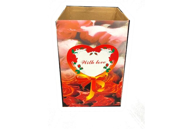 Cardboard Rose Vase - 6 PCS Per Order