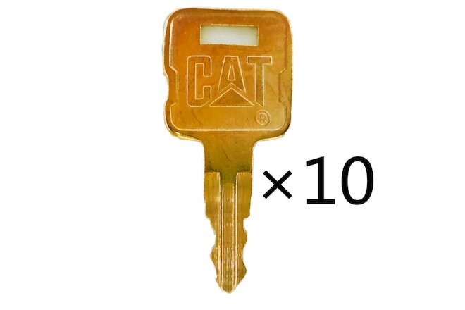 10PK NEW Style Keys For case CAT Caterpillar Heavy Equipment Ignition Key 5P8500
