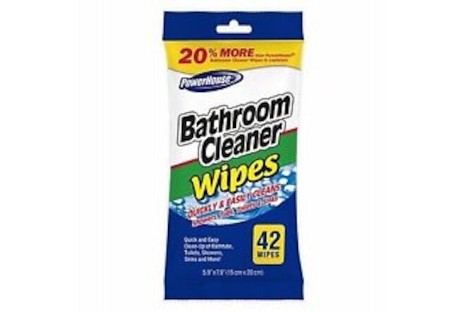 16 Pack - Bathroom Cleaner Wipes, Non-Abrasive, 42-Ct. -94068-16