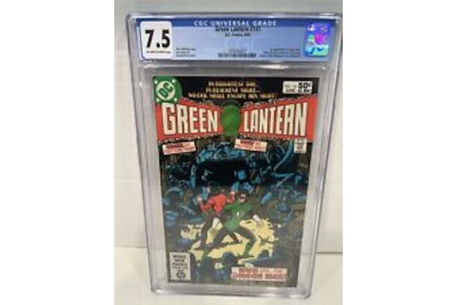 Green Lantern #141 CGC 7.5 WHITE DC 1981 1st Omega Men