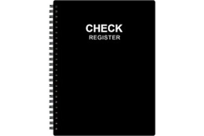 Check Register – A5 Checkbook Log with Check & Transaction Registers, Bank