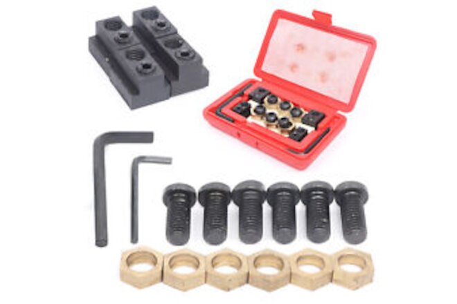 18 Pcs Eccentric 5/8" T-Slot Clamping Kit For Milling Machine Work Table