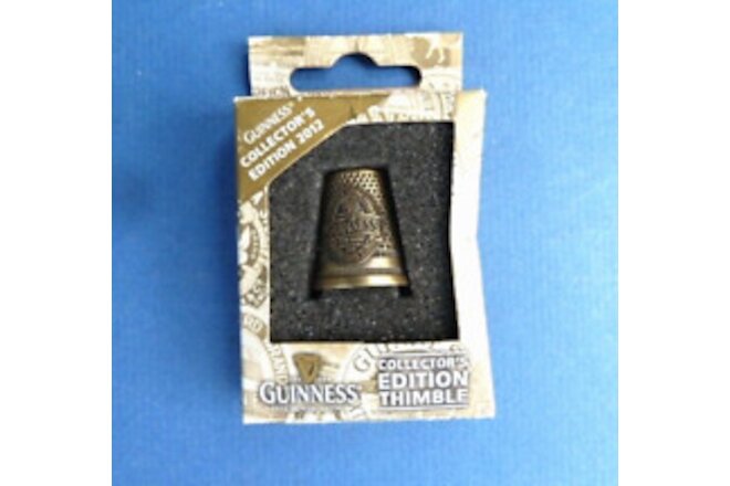 Thimble Guinness Collector's Edition 2012 from Dublin Ireland NEW Guinness Beer