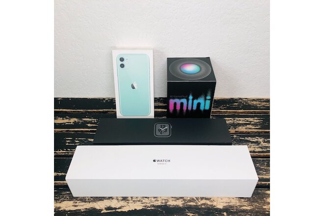 Apple iPhone 11 Watch Empty Box Cell Phone Gift Prank Bundle 4 Empty Box Only
