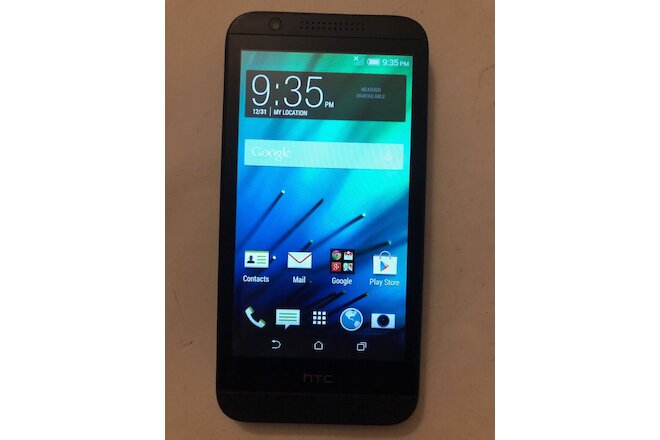 HTC Desire 510 Black Cricket Android Phone, needs back covr