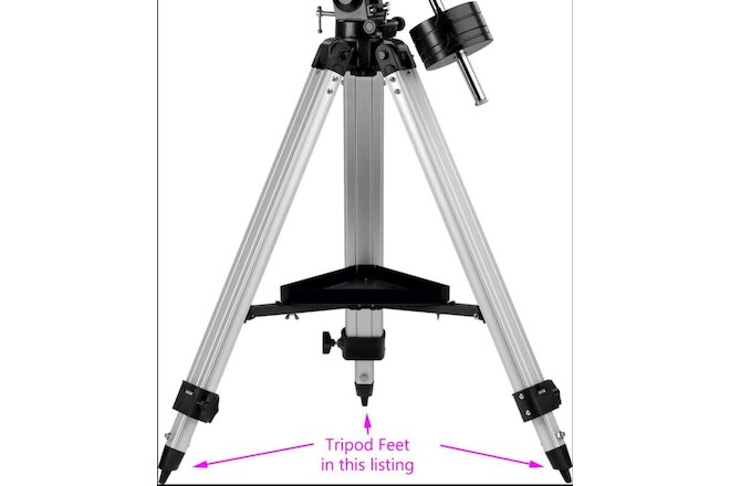 Set of 3 Orion AstroView Equatorial Telescope Tripod Feet