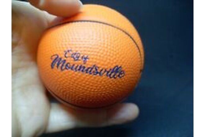 NEW Basketball Squeeze Stress Ball 2.5" ~ CITY OF MOUNDSVILLE ~ West Virginia WV