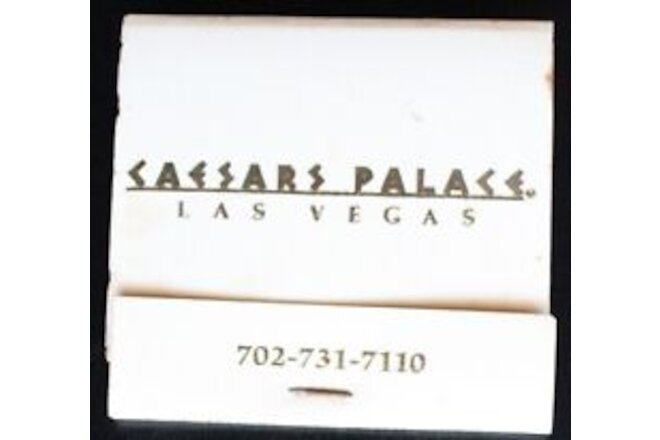 Caesars Palace Hotel Casino Las Vegas Nevada MatchBook Unused Unstruck Complete