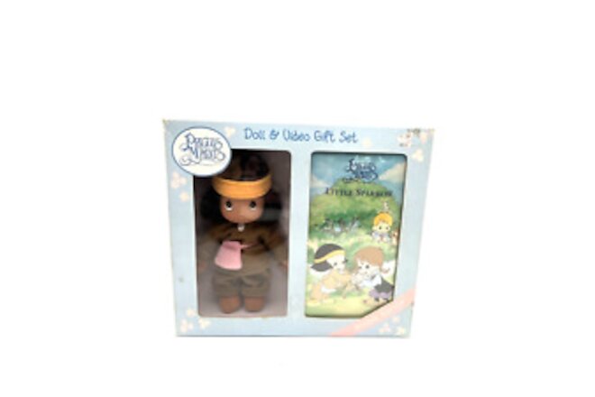 Precious Moments Doll and VHS Video Gift Set Little Sparrow Special Edition New