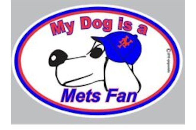 Baseball Opening Day Sale 3 NY Mets Dog Car Refrigerator Magnets Only $5.00 Each