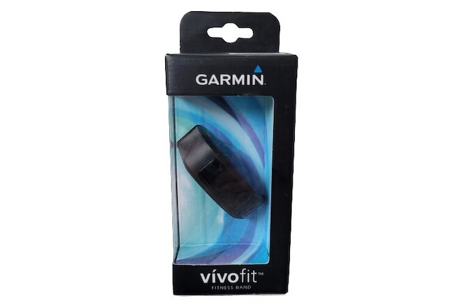 New Garmin Vivofit Fitness Band Black Connect Powered by Garmin