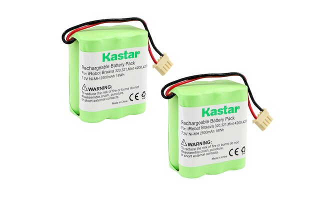 Kastar Battery for iRobot 4408927 GPRHC152M073 Braava 320 321 Mint4200 4205 M678