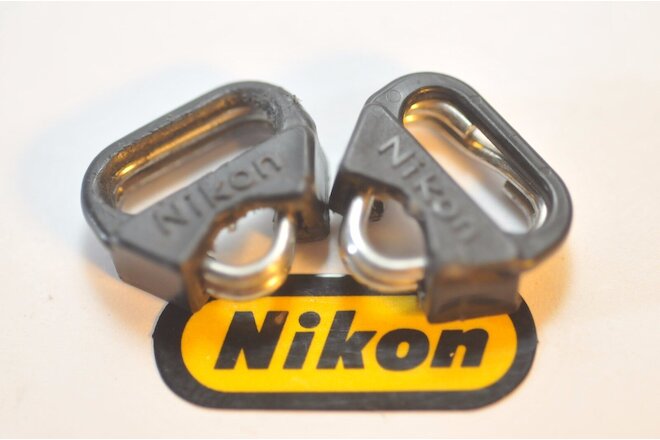 Nikon Triangular Strap lug rings and covers SET of 2 TWO for FM2 F100 D750 DF F5