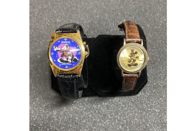 (2) Watches, SII Mickey Mouse MC0174, Armitron Pepe Le Pew Penelope Musical 1995