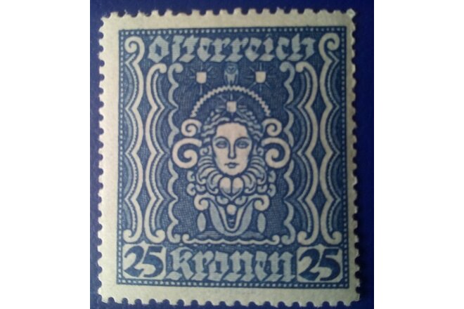 Austria Osterreich, 25 Kronen and 30 greek lot stamps
