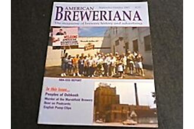Beer History Book - Peoples Brewery, Oshkosh Wisconsin, Marshfield Brewery, PC's
