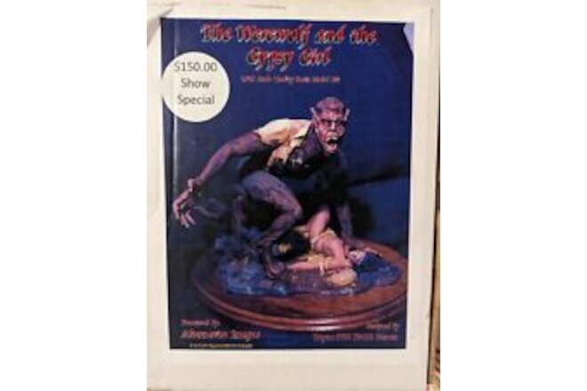 THE WEREWOLF AND GYPSY GIRL SCULPTED BY WAYNE the dane HANSON  OOP