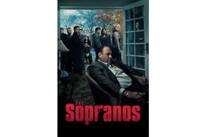 Sopranos Gangsters Mafia Mob Boss HBO Carmela Tony Poster Print Wall Art FAST