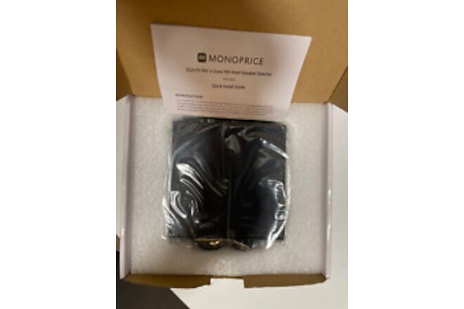 Monoprice SS2V70 70V 2-Zone Speaker Selector, 100W, Individual On/Off Switch New