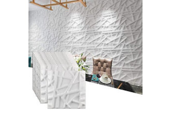 3D Wall Panels Home Decor TV Background Board,50x50cm,12Pcs