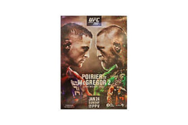 UFC 257: Poirier vs McGregor 2 27"x39" Event Poster