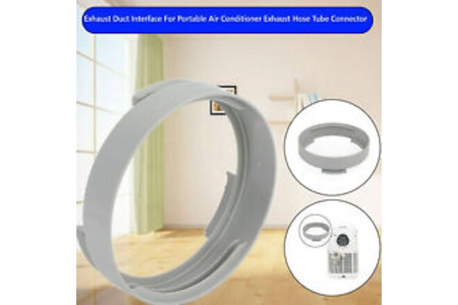 Exhaust Duct Interface For Portable Air Conditioner Exhaust Hose Tube Connector