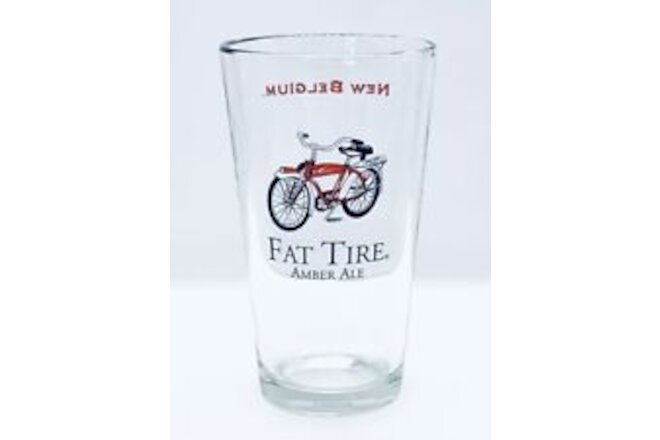 New Belgium Brewing Company Fat Tire Amber Ale Rastal 16 OZ Beer Glass