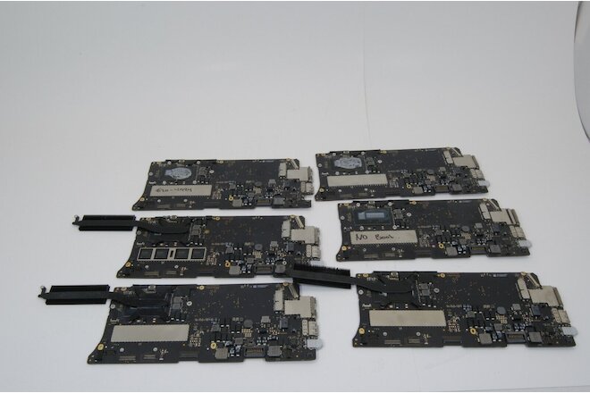 Lot of 6 Apple Logic Board 820-4924-A i7-557U 3.1GHz 8GB For Parts or Repair