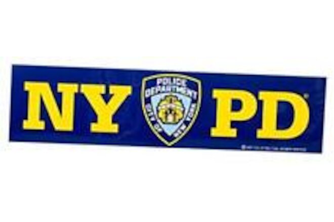 Artisan Owl Officially Licensed City of New York Police Department NYPD Bumper
