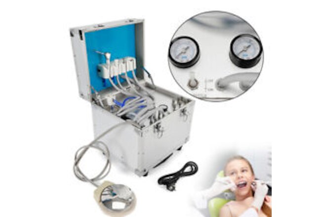 Dental Turbine Delivery Unit Dental Treatment Machine Air Compressor Suction 4H