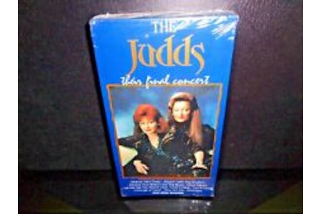 The Judds Their Final Concert  Original VHS, 1992. Sealed. Mint. Rare.