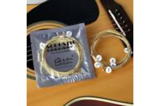 6 PCS Acoustic Guitar Strings Set Phosphor Bronze & Steel Strings Kits US