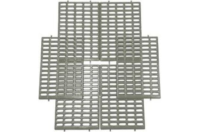 Rabbit Cage Resting Mat - Pack of 6 (Made in The USA) (Gray) Gray