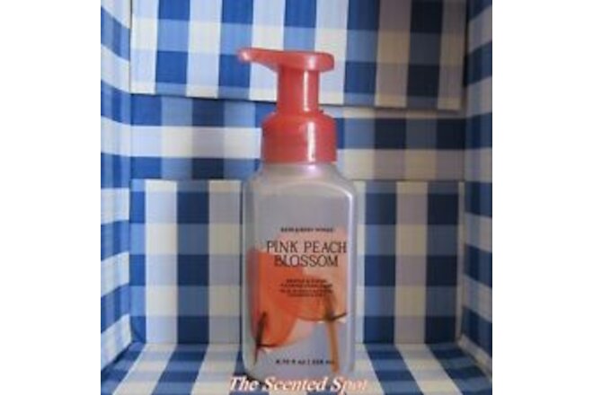 Bath and Body Works White Barn PINK PEACH BLOSSOM Gentle Foaming Hand Soap *NEW*