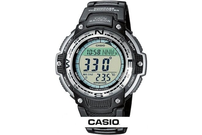 Casio OUTGEAR SGW-100-1VEF Twin Sensor With Thermometer And Compass