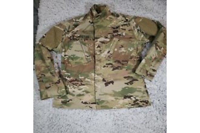 US Army Combat Camo Jacket Perimeter Insect Guard Medium Regular