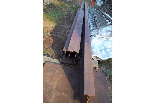 Steel H Beams (5)sold as a lot