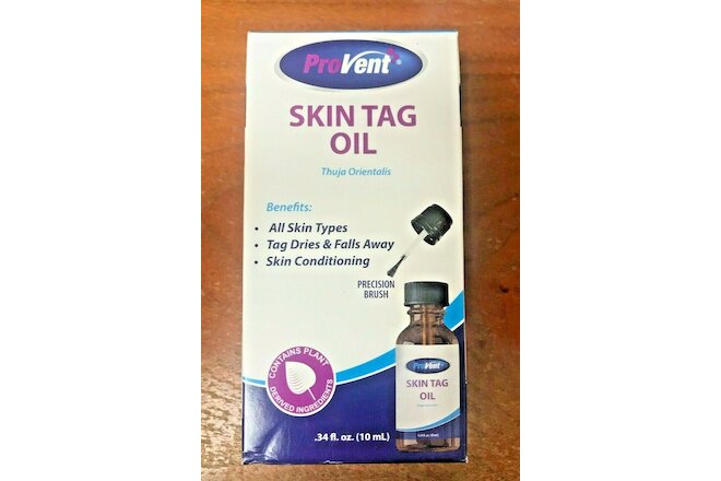 ProVent Skin Tag Remover Oil 0.34 Fl. Oz. 10mL All Skin Types New LOT OF 5 BOXES