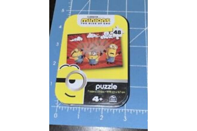 Minions - The Rise of Gru - 48 Piece - Mini Puzzle in Tin - 5" x 7" Puzzle