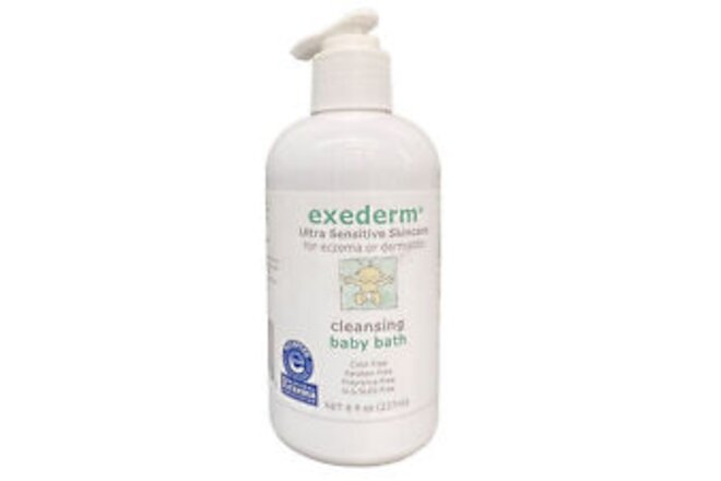 Exederm Ultra Sensitive Skincare Cleansing Baby Bath 8 fl. oz. (1 Bottle)