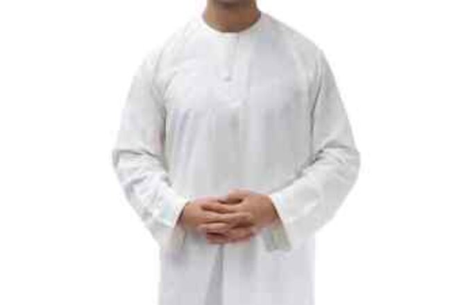 Emerati Dishdasha – Mens Omani/Emirati Style Thobe Classic - Islamic Jubbah's