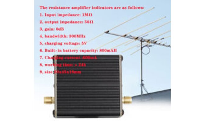 Durable Resistance Amplifier HackRF One Antenna Loop For Radio Walkie Talkie
