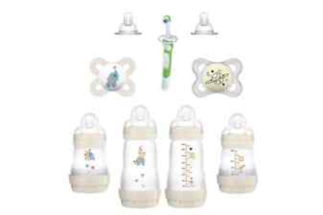 Welcome Home Baby Bottle Gift Set - 9ct Soft Silicone Baby Feeding Bottles