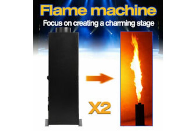 2x 200W DMX Fire Thrower Effect Projector DJ Stage Show Party Xmas Flame Machine