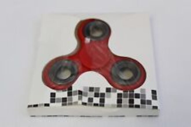 Red Hand Tri Spinner Fidget Toy Anxiety Stress Relief Focus EDC ADHD