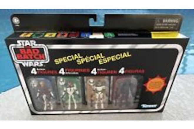 Star Wars The Vintage Collection: The Bad Batch Special 4-pack Amazon Sealed