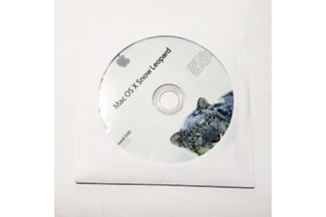 Mac OS X Snow Leopard DVD-ROM OSX 10.6 Install DVD OS X 10.6 installation disc