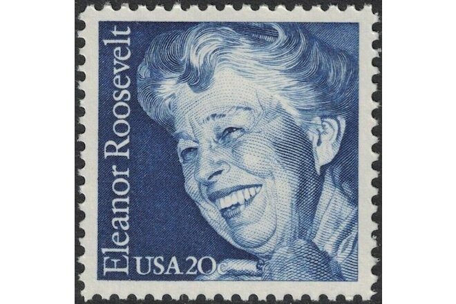 4 Mint ELEANOR ROOSEVELT 1984 STAMPS: First Lady, Photo by Dr David Gurewitsch