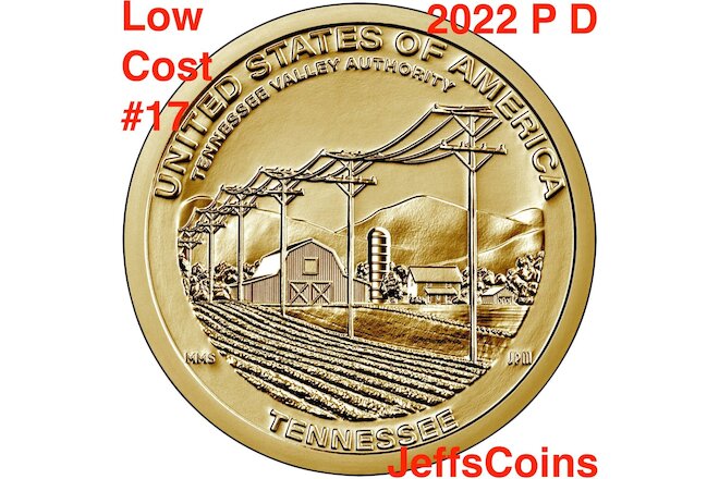 2022 P D Power Line Trailblazers Tennessee #17 Innovation Dollar Low Cost UNC PD
